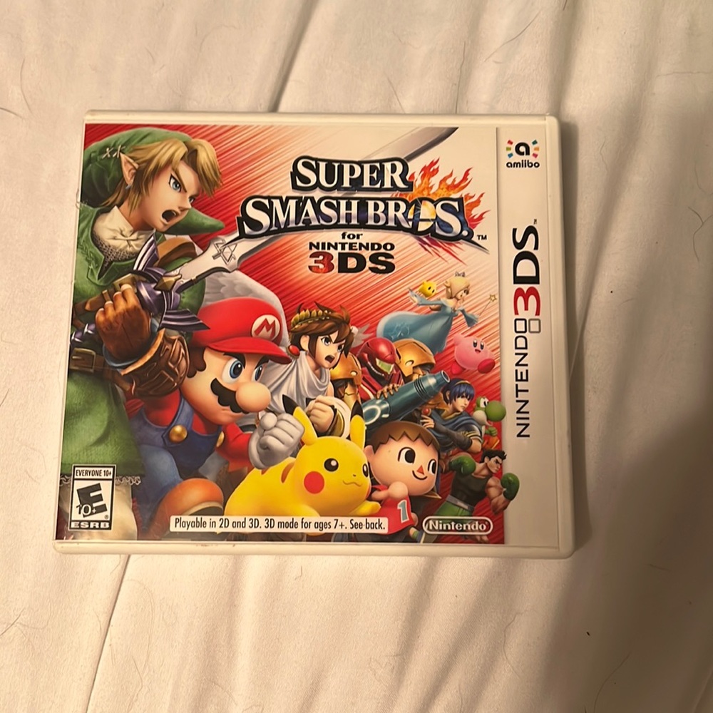 Super smash bros 3ds